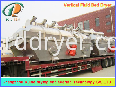 Vibrating fluid bed drier of pharmacy